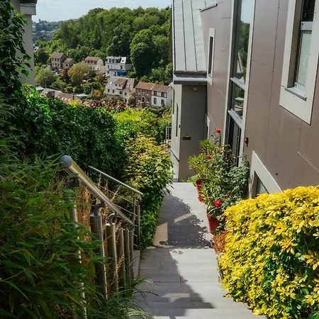 Vue Exceptionnelle Sur Rouen - Climatisation - Terrasse Panoramique - Calme Et Stationnement - 5 Personnes Prázdninový dům *